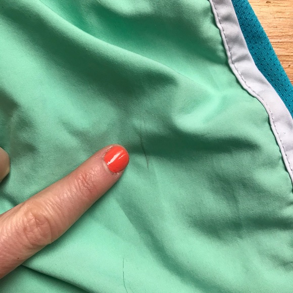 Nike Teal Mint Running Shorts, GUC, S - Picture 6 of 11